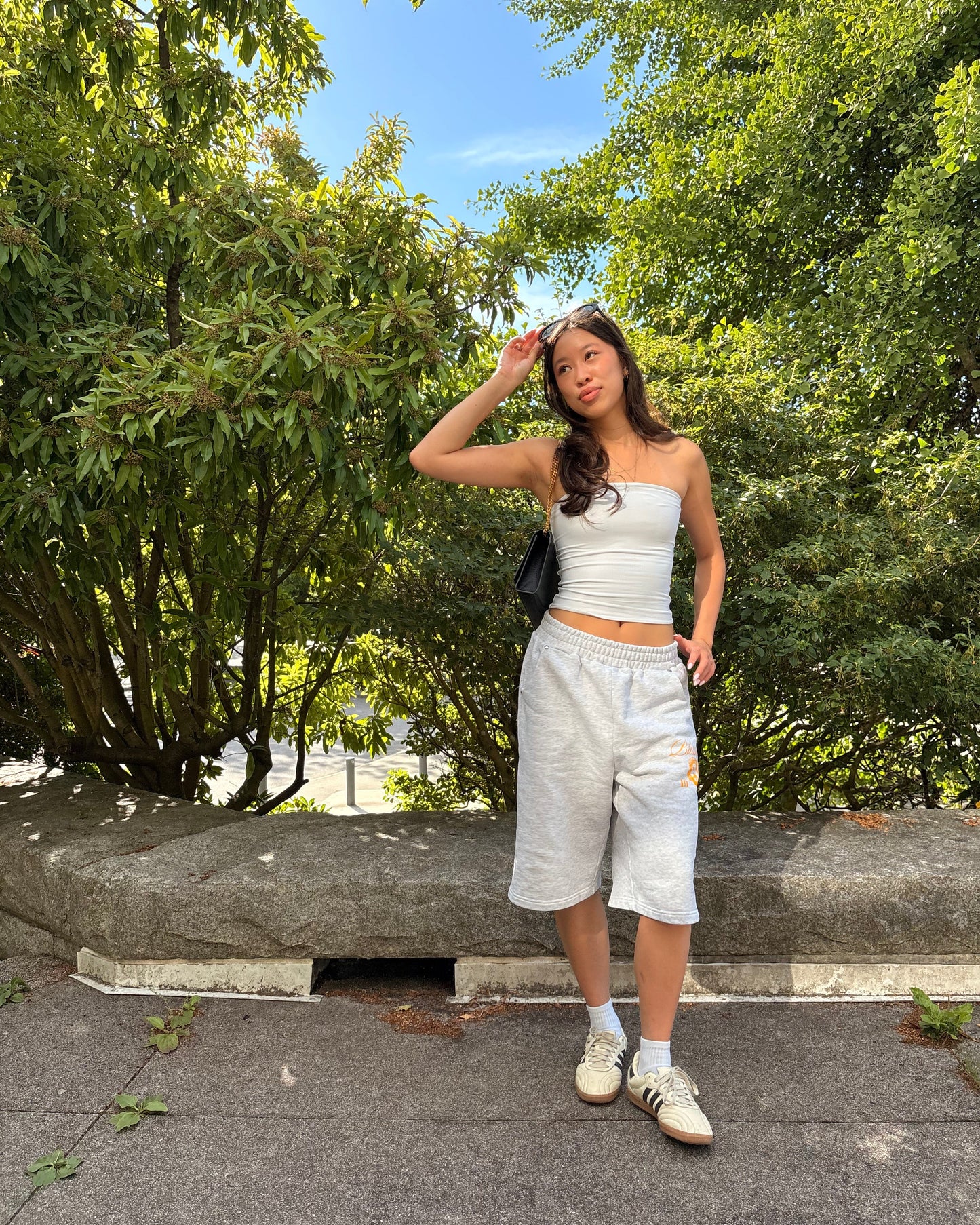 "BLESSED" SWEATSHORTS
